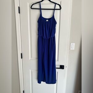 Stitch Fix- Blue crop jumpsuit